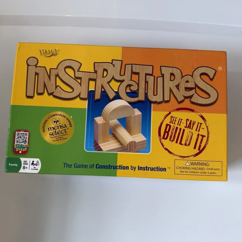 Instructures Game of Construction by‎ Instruction by Fundex Mensa Building Game